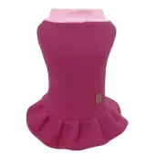 Vestido Soft para Cães e Gatos Fábrica Pet Rosa
