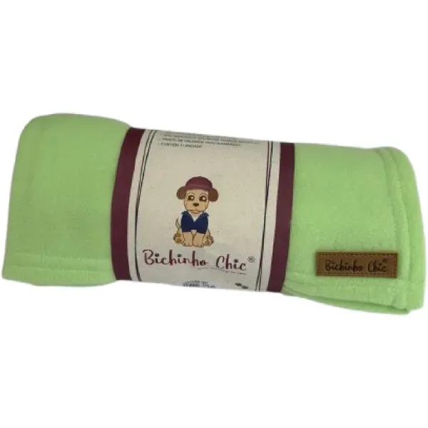 Cobertor Basic Bichinho Chic Verde Único