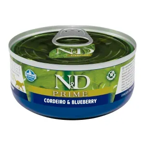 Ração Úmida N&D Prime Gatos Adultos Cordeiro e Blueberry - 70 g
