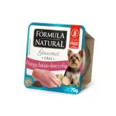 Ração Úmida Fórmula Natural Gourmet Cães Frango, Batata-Doce e Chia
