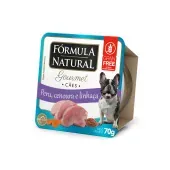 Ração Úmida Fórmula Natural Gourmet Cães Peru, Cenoura e Linhaça