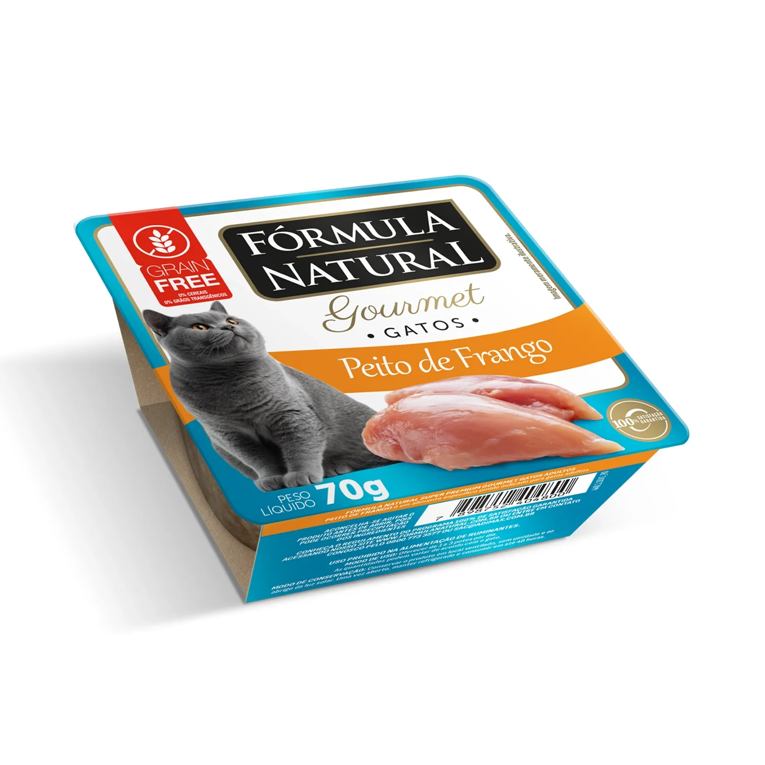 Ração Úmida Fórmula Natural Gourmet Gatos Peito de Frango