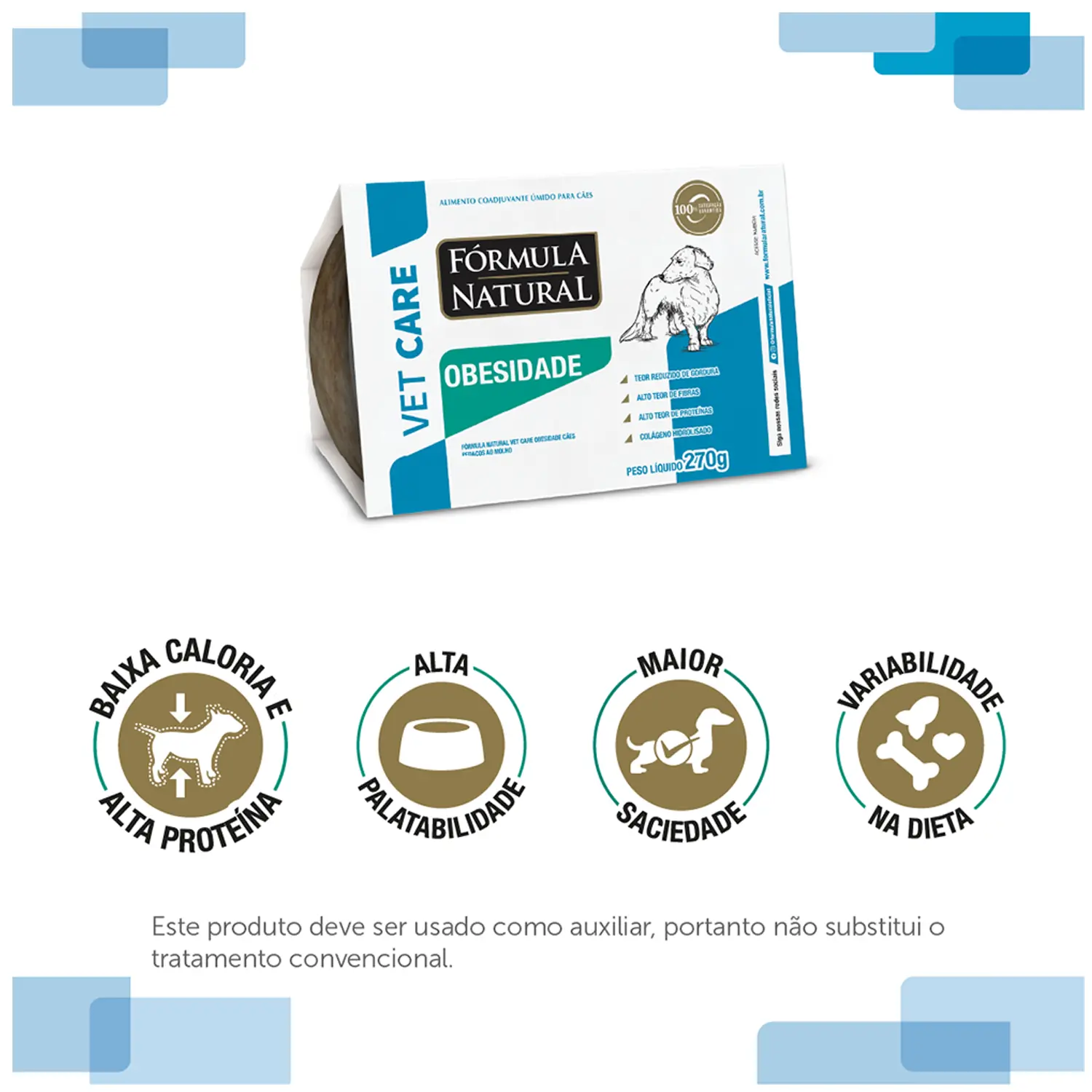 4-Racao Umida Formula Natural Vet Care Obesidade Caes