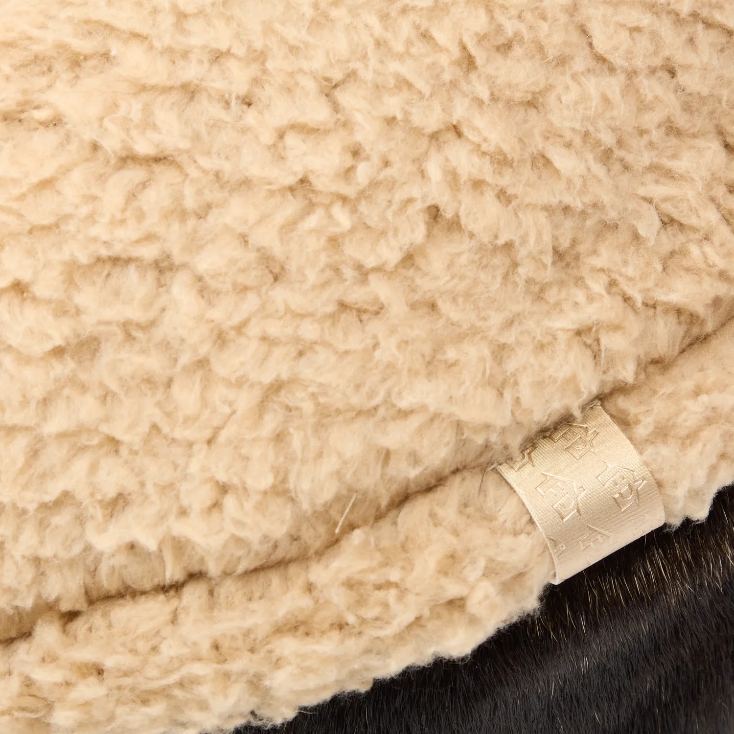 Blusa Sherpa com Capuz Fábrica Pet Bege