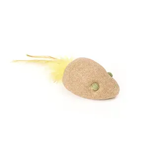 Brinquedo Rato com Catnip Flicks Amarelo - Único
