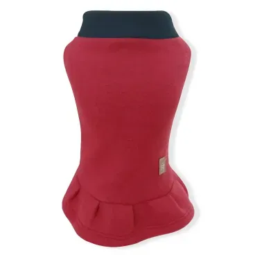 Costas-do-Vestido-Soft-para-Caes-e-Gatos-Fabrica-Pet-Vermelho