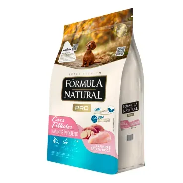 3-Racao Formula Natural Pro Caes Filhotes Mini e Pequeno