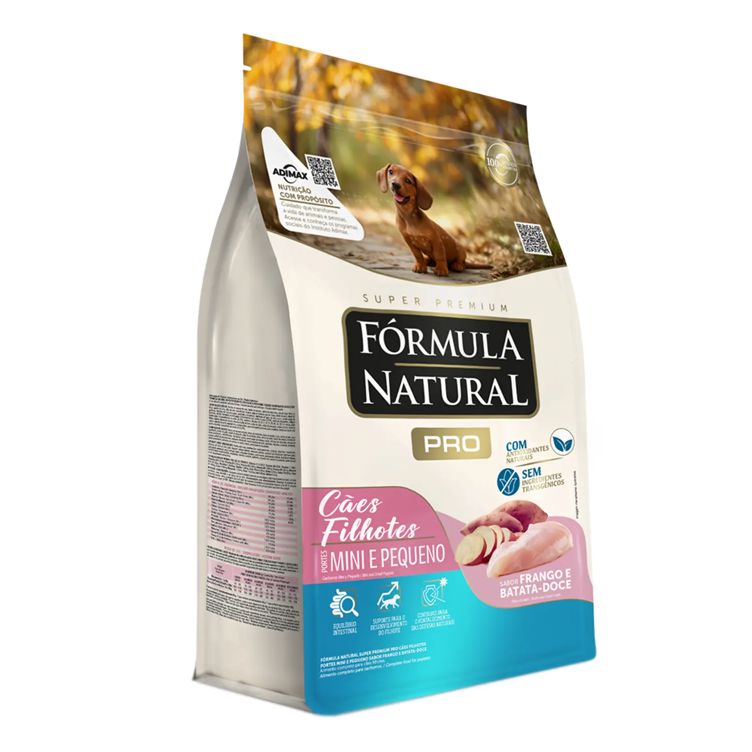 2-Racao Formula Natural Pro Caes Filhotes Mini e Pequeno