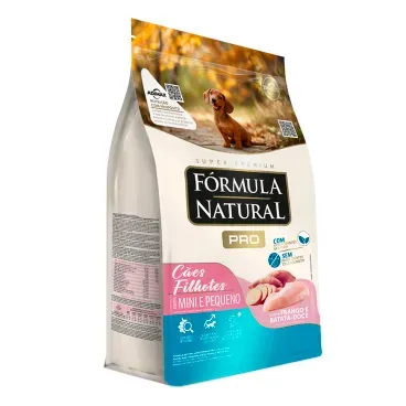 2-Racao Formula Natural Pro Caes Filhotes Mini e Pequeno