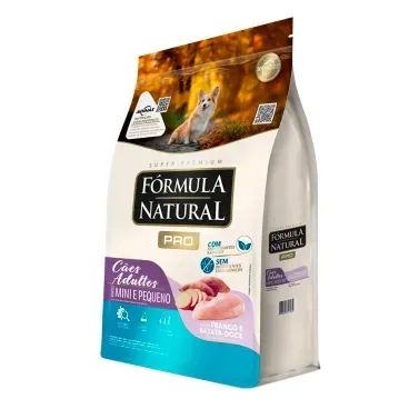 3-Racao Formula Natural Pro Caes Adultos Mini e Pequeno