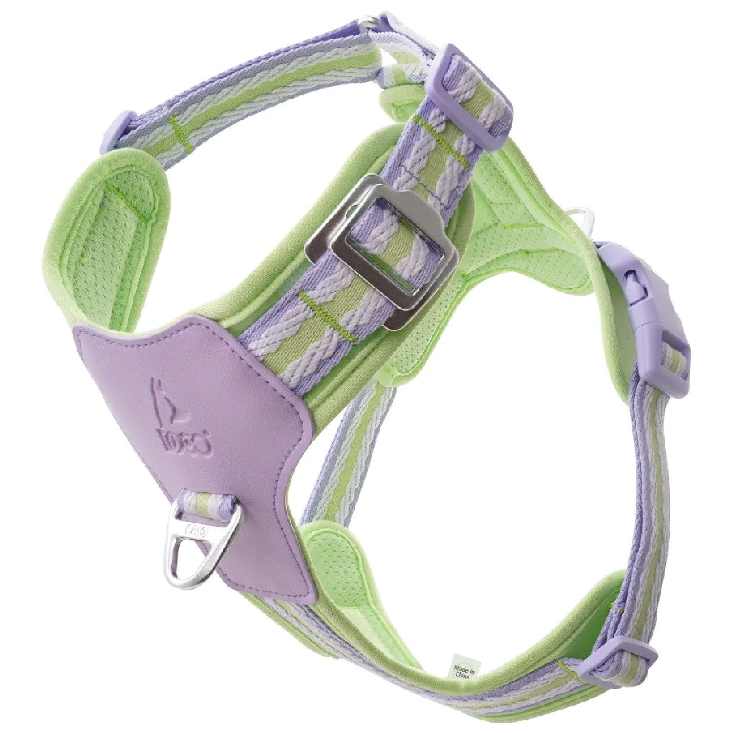 Peitoral para Cães Mesh Jacquard Doco Verde