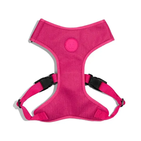 Peitoral para Cães Air Mesh Pink LED Ajustável ZeeDog PP
