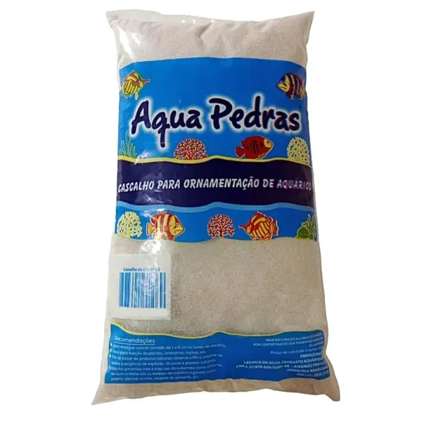 Cascalho de Rio para Aquário Aqua Pedras N° 00 10 kg