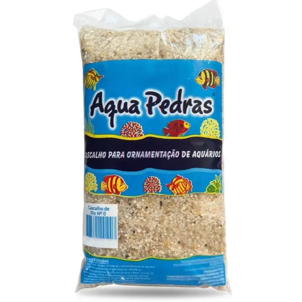 Cascalho de Rio para Aquário Aqua Pedras N° 0