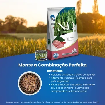 Racao-N-D-Spirulina-Caes-Adultos-Medium-e-Maxi-Suino-monte-a-combinacao-perfeita