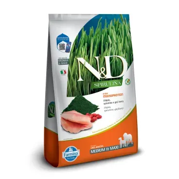 Racao-N-D-Spirulina-Caes-Adultos-Medium-e-Maxi-Tilapia
