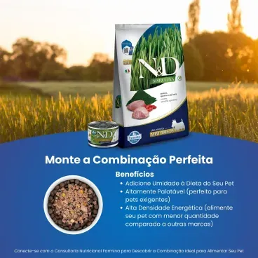 Racao-N-D-Spirulina-Caes-Adultos-Mini-Cordeiro-monte-a-combinacao-perfeita