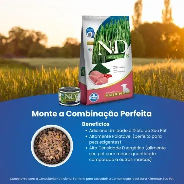 Racao-N-D-Spirulina-Caes-Puppy-Mini-Suino-monte-a-combinacao-perfeita