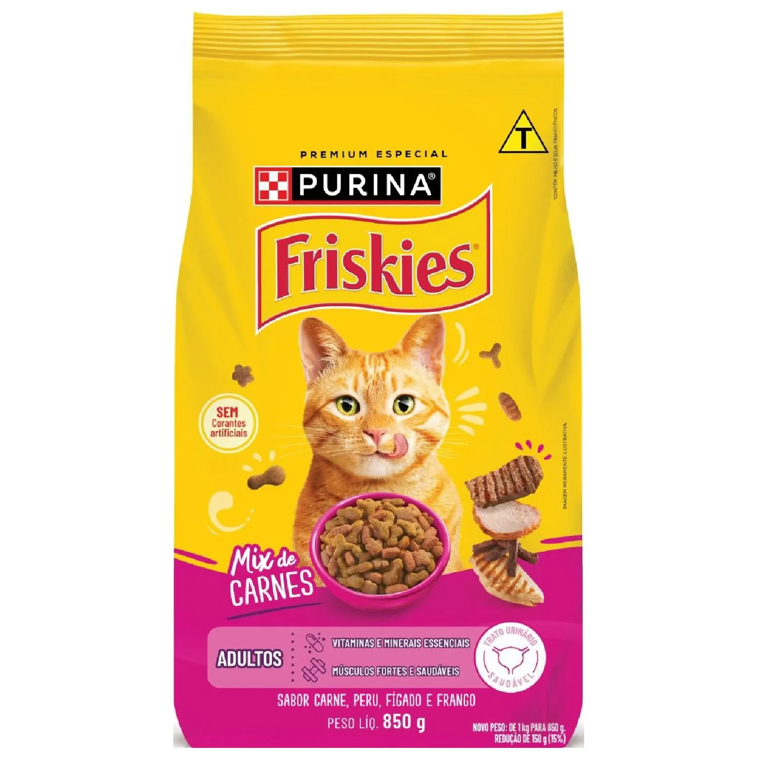 Ração Friskies Gatos Adultos Mix de Carnes