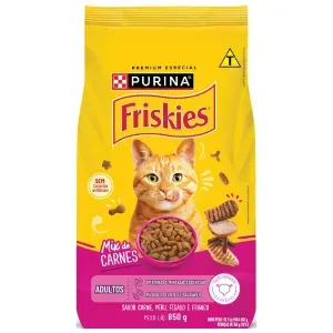 Ração Friskies Gatos Adultos Mix de Carnes