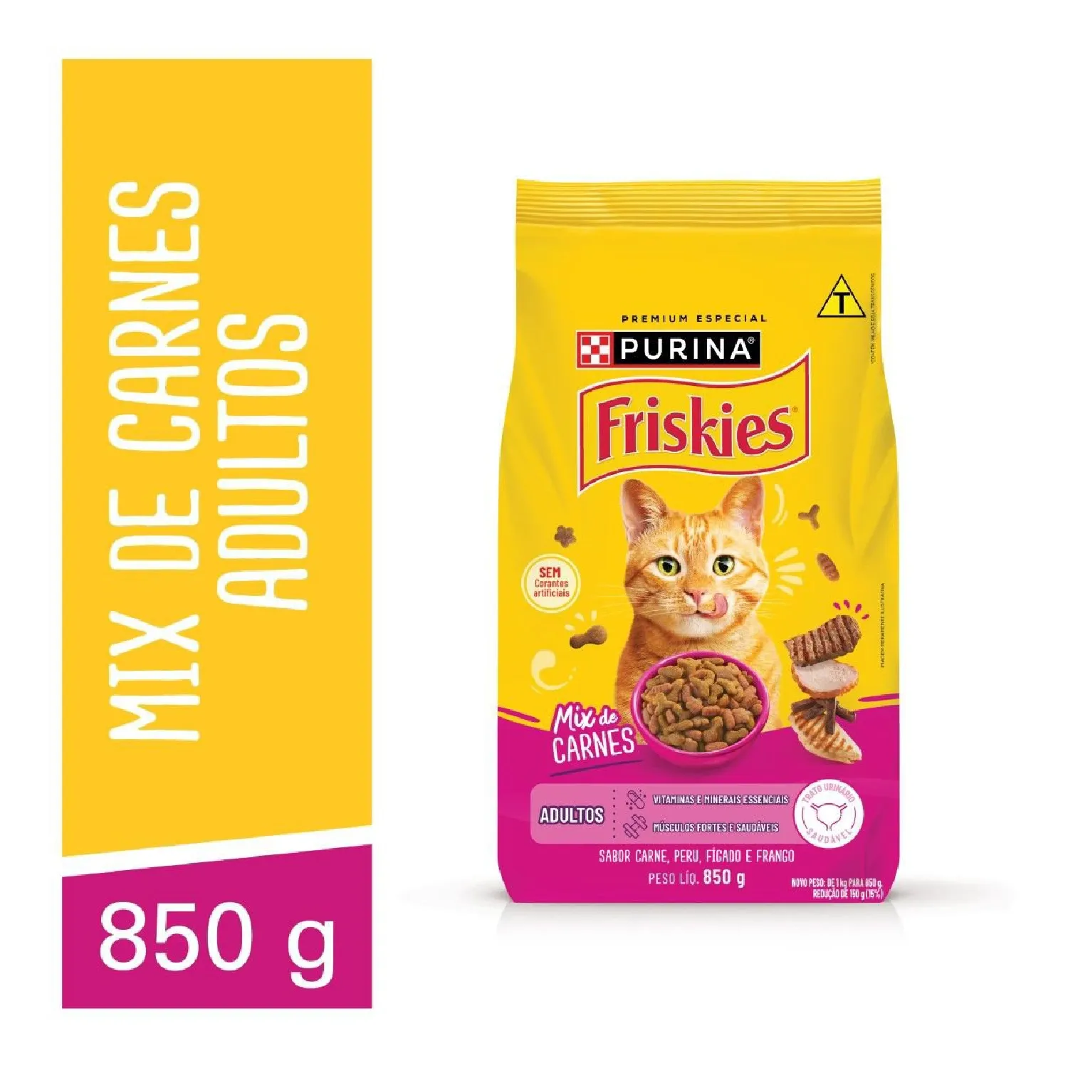 Ração Friskies Gatos Adultos Mix de Carnes