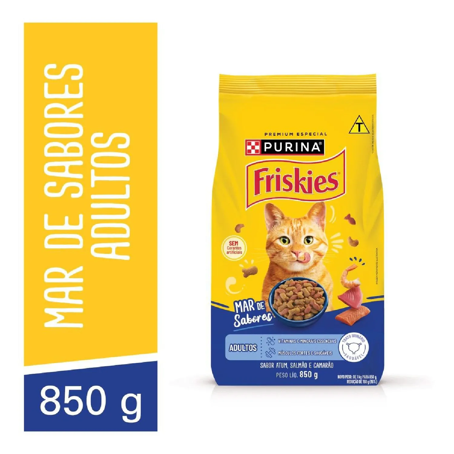 Ração Friskies Gatos Adultos Mar de Sabores