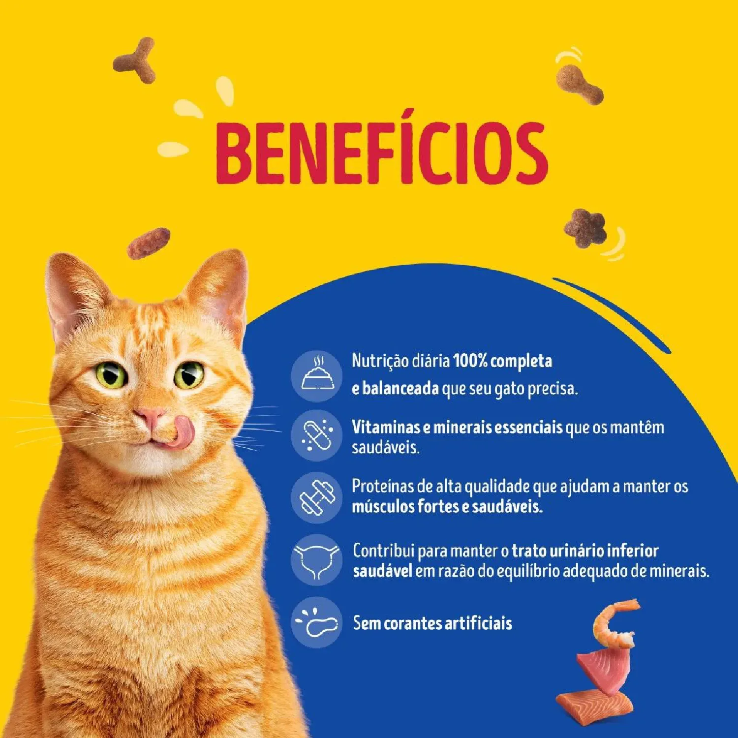 Ração Friskies Gatos Adultos Mar de Sabores