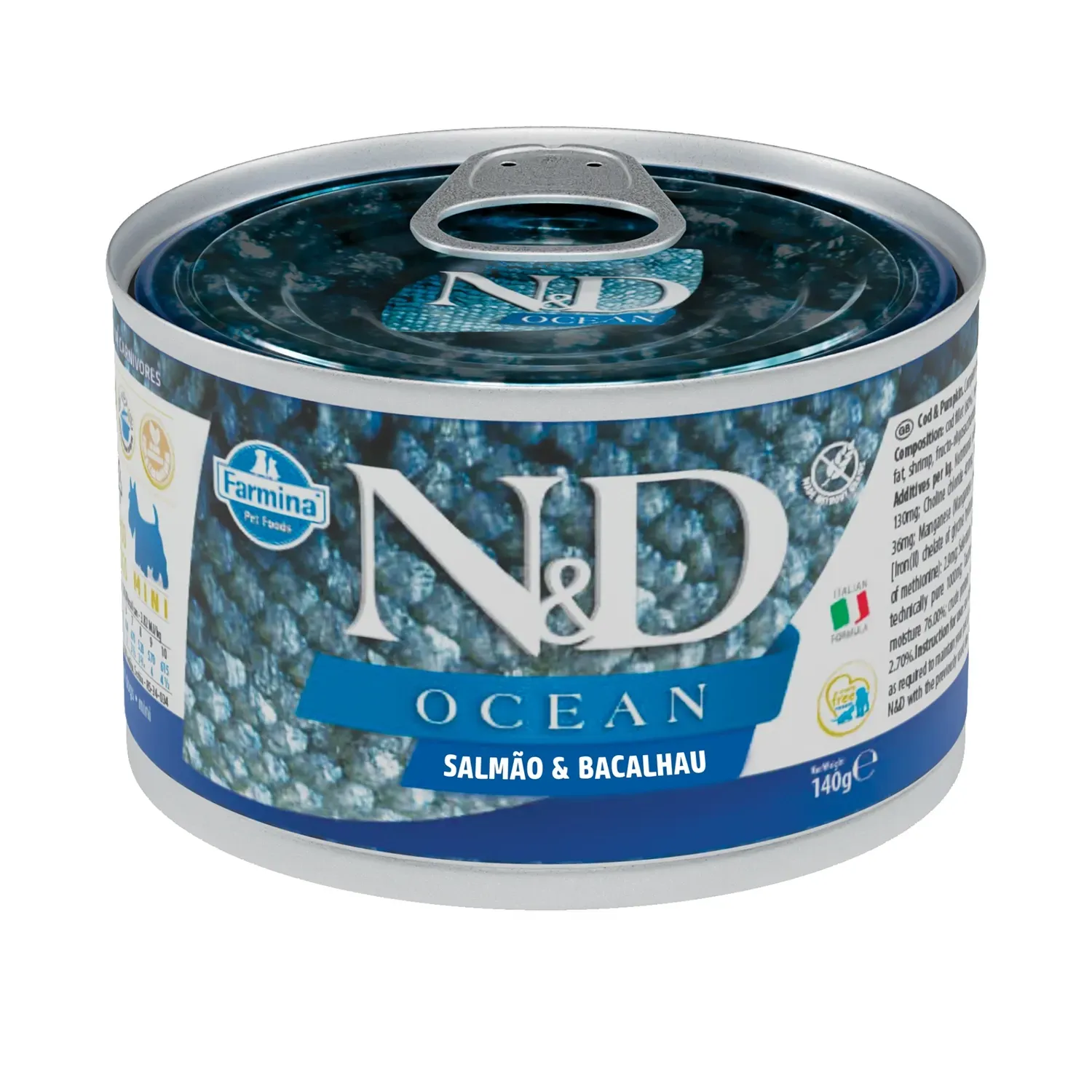 Ração Úmida N&D Ocean Cães Adultos Salmão e Bacalhau