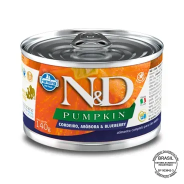 Racao-Umida-N-D-Pumpkin-Caes-Cordeiro-e-Blueberry-com-selo