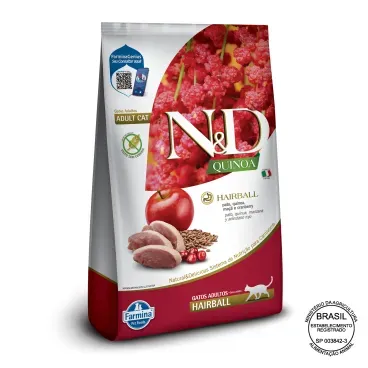 Racao-N-D-Quinoa-Gatos-Adultos-Hairball-Pato-com-selo