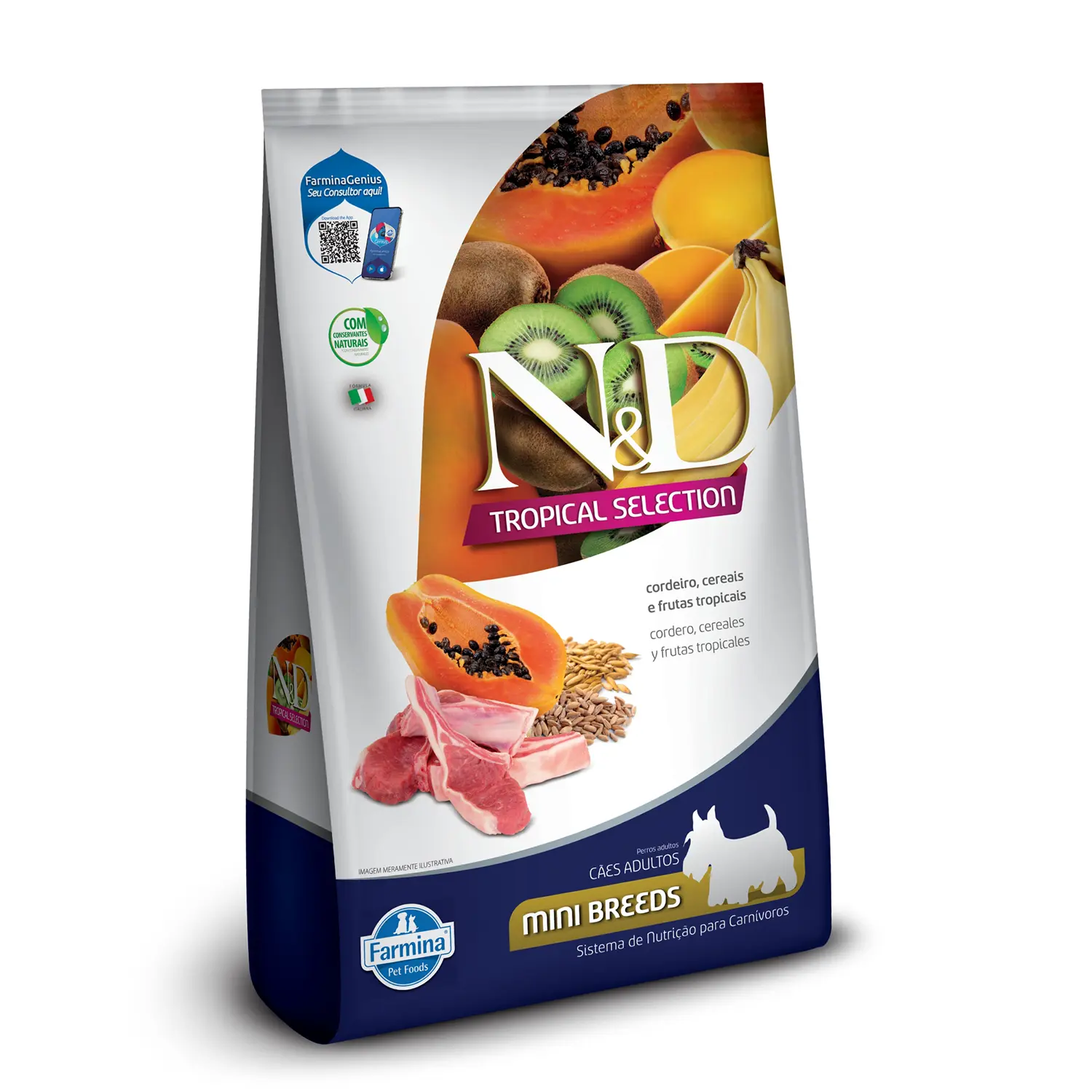 Racao-N-D-Tropical-Selection-Caes-Adultos-Mini-Cordeiro