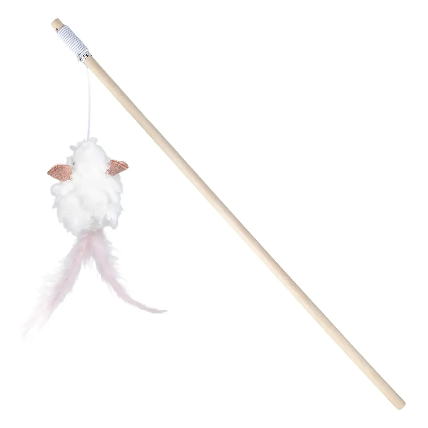Varinha para Gatos Pelúcia e Pena Flicks