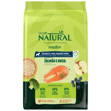 Racao-Guabi-Natural-Caes-Adultos-Sensitive-Racas-Mini-Pequeno-e-Medio-Salmao-e-Aveia-1