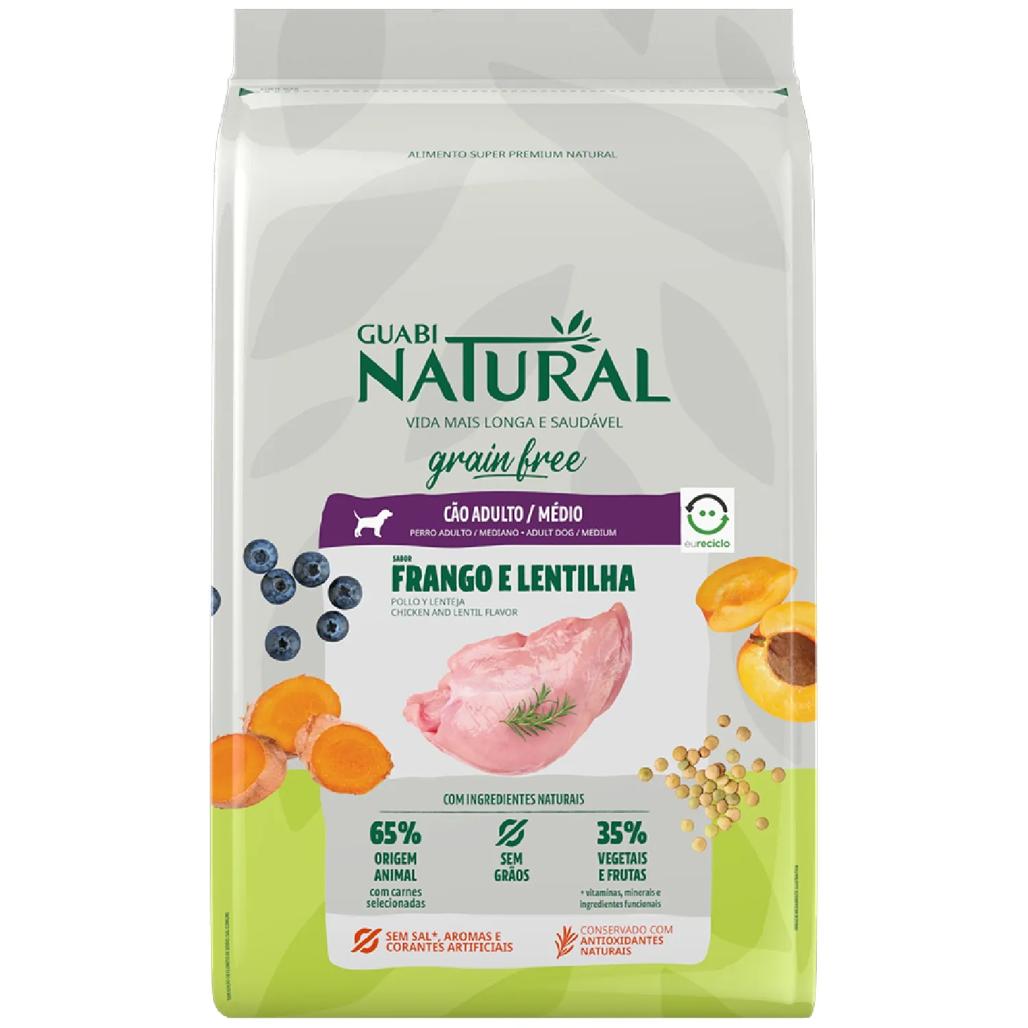 Racao-Guabi-Natural-Grain-Free-Caes-Adultos-Racas-Medias-Frango-e-Lentilha-1