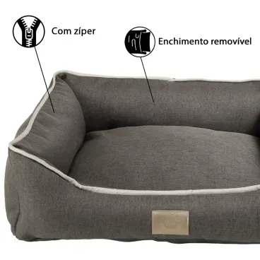 Detalhes-da-Cama-Tecido-Resistente-Fabrica-Pet-Cinza