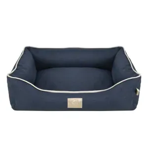 Cama Tecido Resistente Fábrica Pet Azul