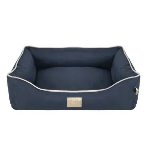 Cama Tecido Resistente Fábrica Pet Azul