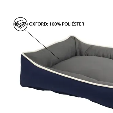 Cama-Bicolor-Fabrica-Pet-Azul-e-Cinza-Tecido-oxford-100--Poliester