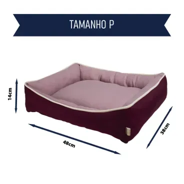 Medidas-da-Cama-Bicolor-Fabrica-Pet-Rosa-e-Vinho-tamanho-P