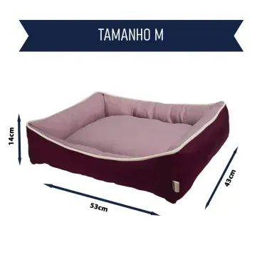 Medidas-da-Cama-Bicolor-Fabrica-Pet-Rosa-e-Vinho-tamanho-M