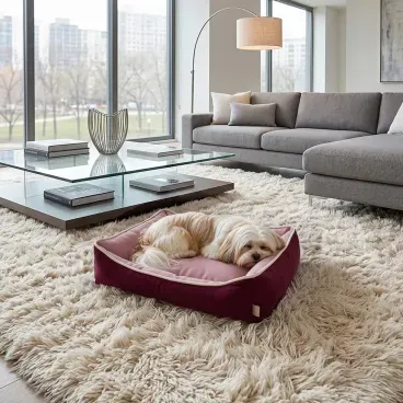 Pet-dormindo-na-Cama-Bicolor-Fabrica-Pet-Rosa-e-Vinho