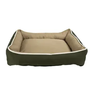 Cama Bicolor Fábrica Pet Verde e Caqui