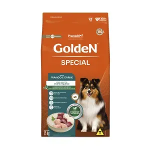 Ração Golden Special Cães Adultos Porte Pequeno Frango e Carne