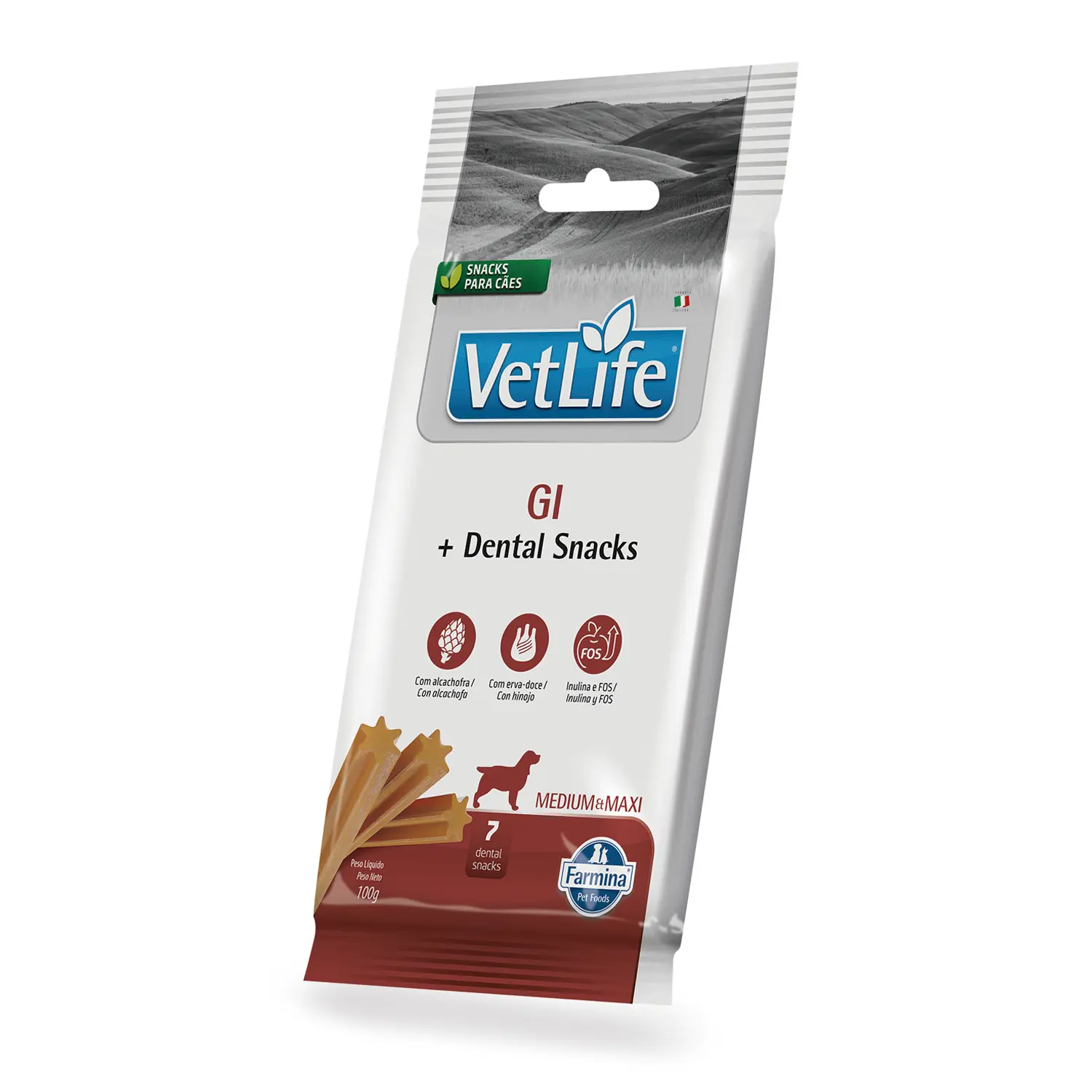 Petisco Dental Vet Life GI Cães Médios e Grandes