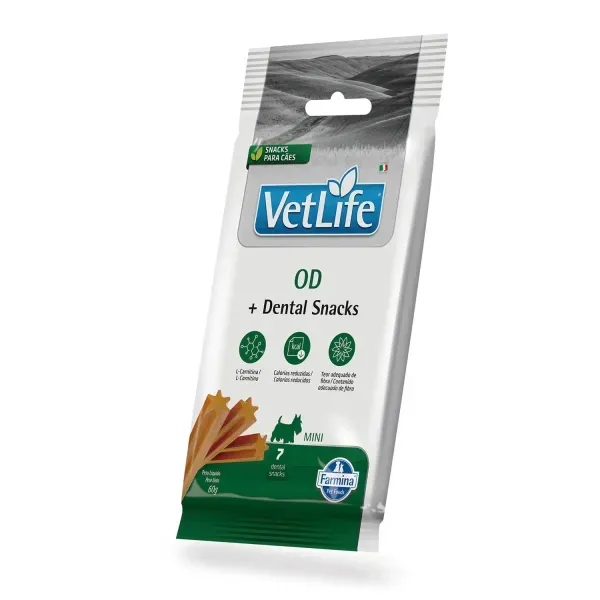 Petisco Dental Vet Life OD Cães Mini e Pequenos 60 g