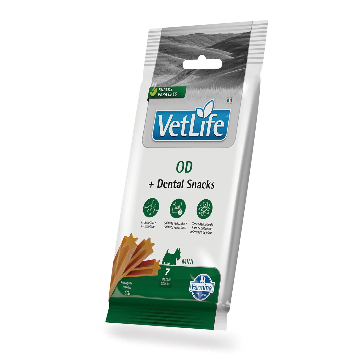 Petisco Dental Vet Life OD Cães Mini e Pequenos