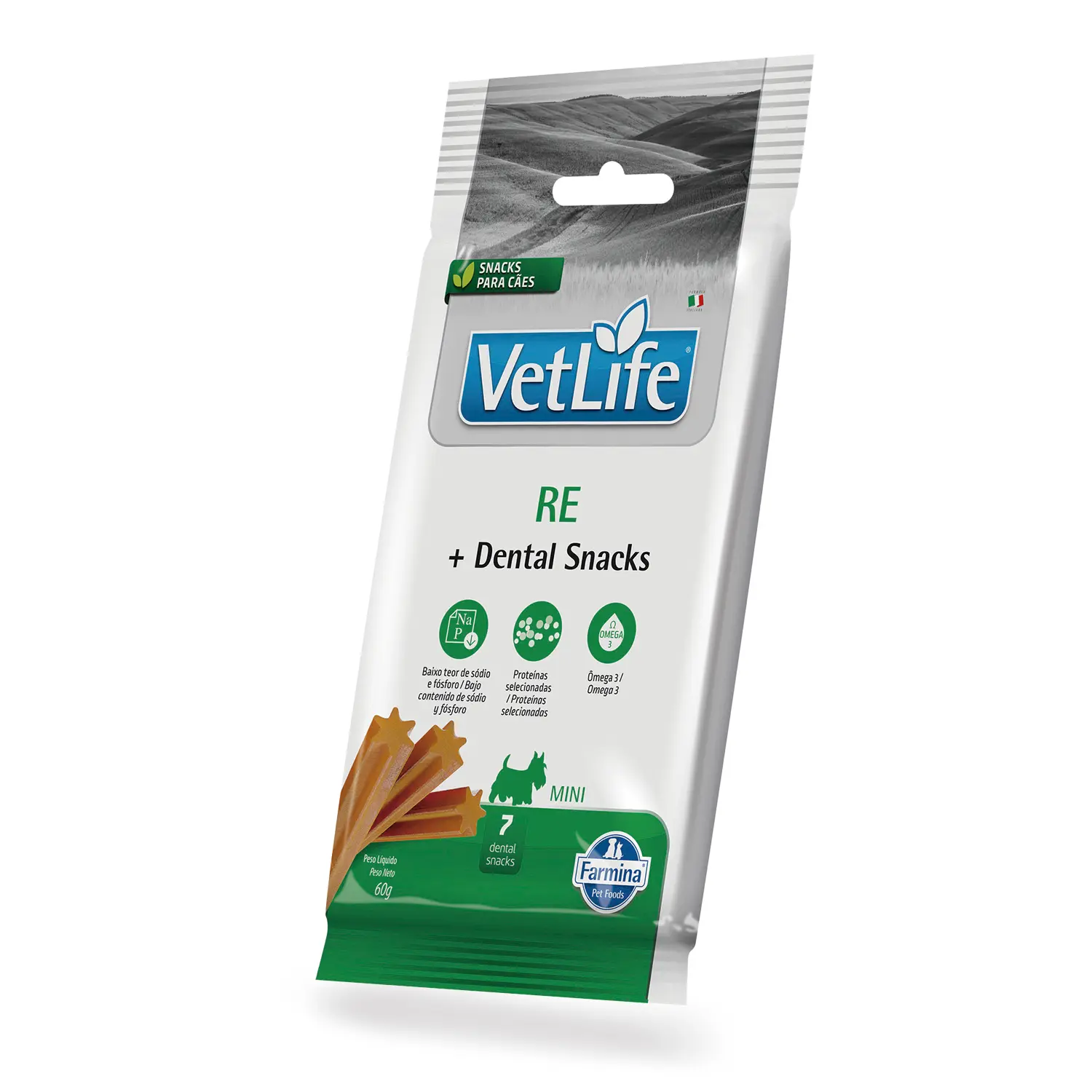 Petisco Dental Vet Life RE Cães Mini e Pequenos