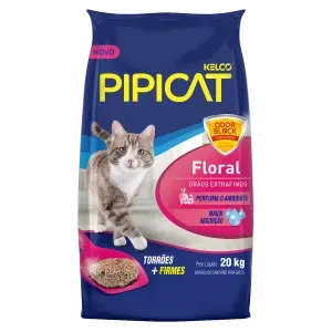 Areia Pipicat Perfumada Floral para Gatos