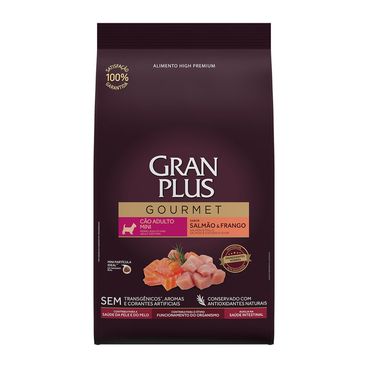 Racao-Gran-Plus-Gourmet-Caes-Adultos-Mini-Salmao-e-Frango