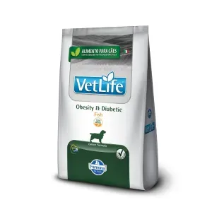 Ração Vet Life Natural para Cães Obesidade e Diabete Peixe